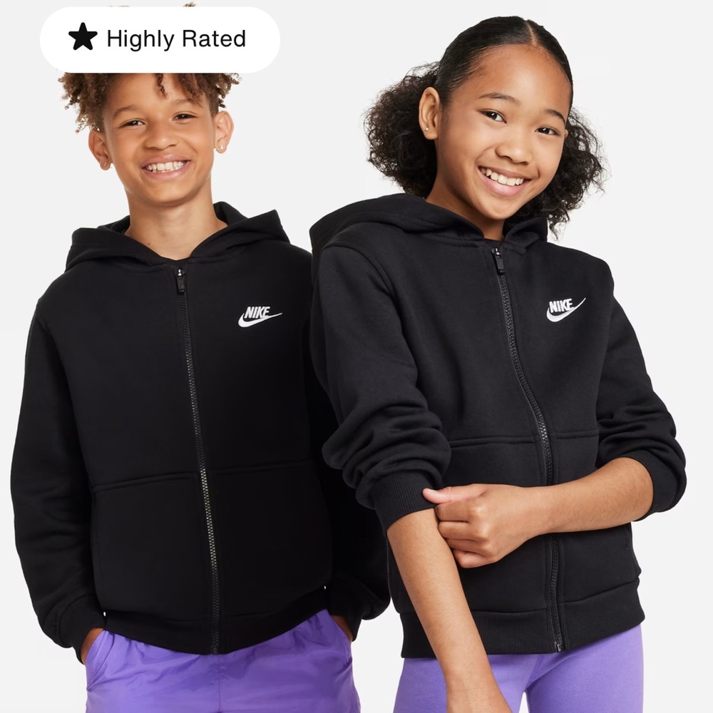 Boys’ Small Nike Hooded Jacket in good used condition